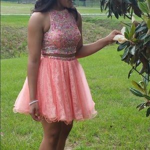 Two Piece Prom Dress